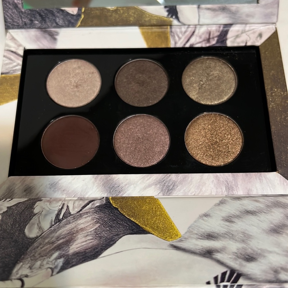 Pat McGrath labs mothership subliminal platinum bronze eye palette 6 eyeshadows